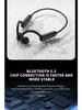 B8 Bone Conduction Open-Ear Bluetooth Headphones - Waterproof, Sports & Cycling Ear-Hook Design.