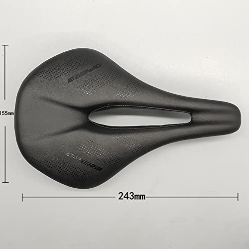 OPERA Bicycle Saddle, Carbon Fiber, Ultra-Lightweight, Mountain Bike/Road Bike Saddle with Perforated Cushion, PU Saddle for Improved Saddleability
