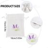 Pack of 12 Empty Lavenders Sachets Small Cotton Linen Drawstring Bags for Filling Spices Stylish Gifts Wrapping Pouches