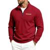 Men's Fleece Zip Up Sweatshirt Stand Collar Heavyweight Outdoor Casual Jacket