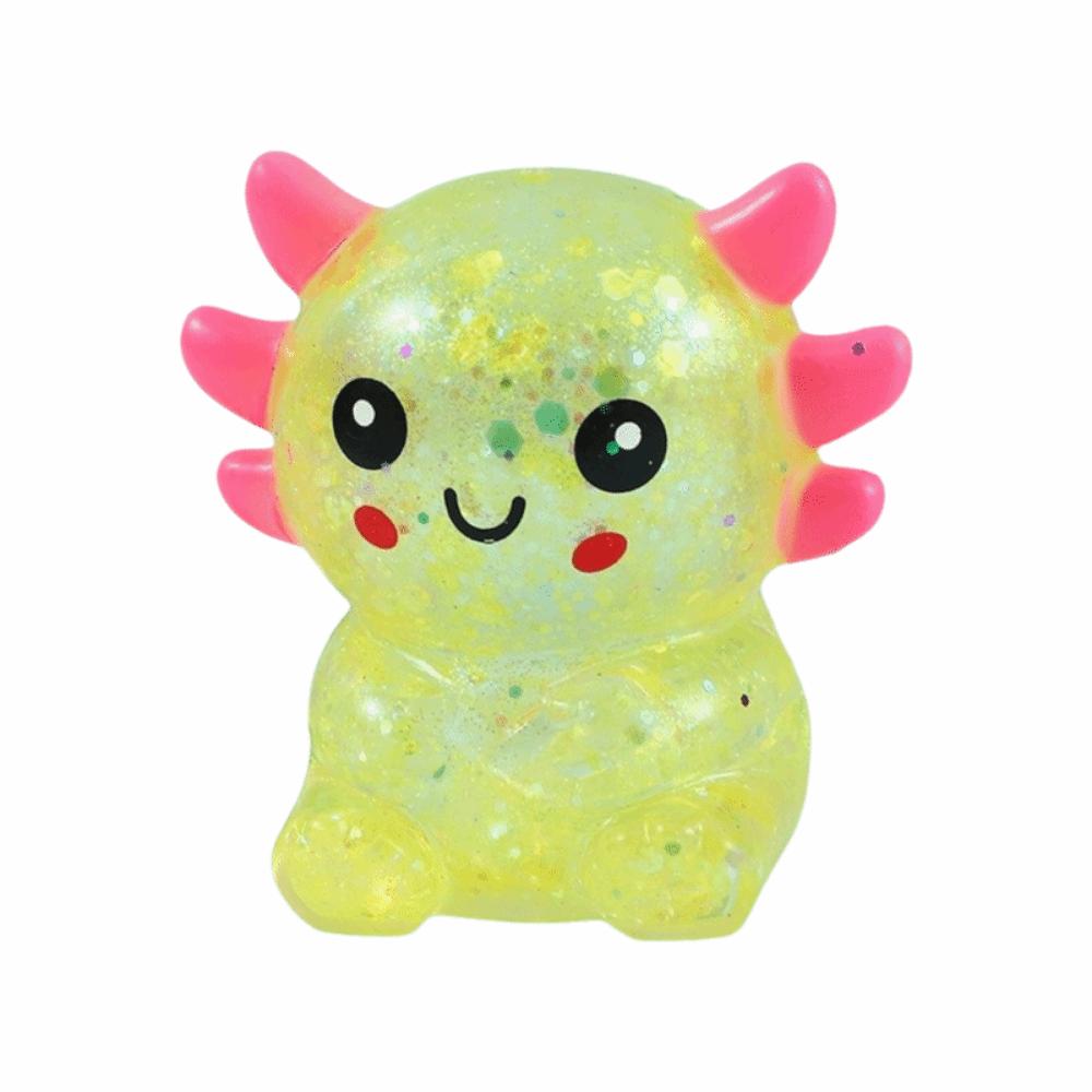 Fun Squeeze Salamander Squishy Toys Elasticity Stretchy Axolotl Squeeze Toy Fidget