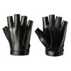 Fitness PU Leather Gloves Riding Cycling Gloves Motorcycle Fingerless Mittens  Driving Fishing