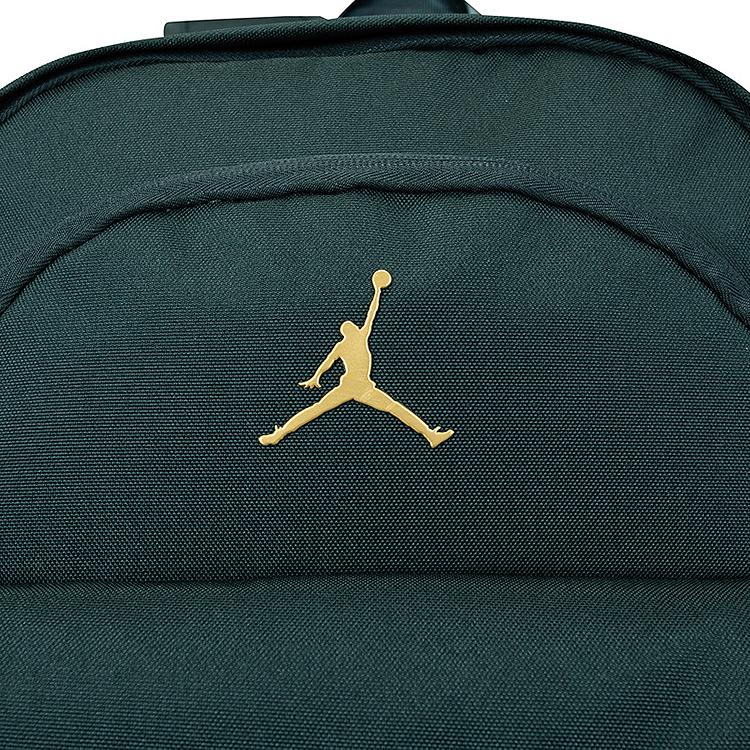 Jordan Gold Logo Velcro Badge Random Stick Series Polyester Backpack Unisex Backpack JD2623161GS-001
