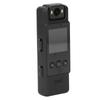 Body Video Recorder Black 1080P Portable 180° Rotatable Lens 1.3 Inch LCD Screen Supports Back Clip 