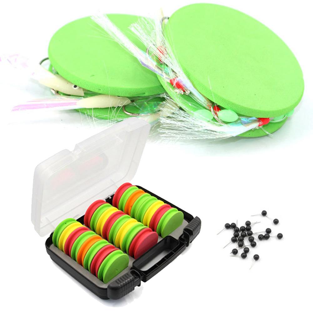 

24 шт./кор. намоточные устройства из пены EVA в ящике для хранения, портативная система оснастки для морской рыбалки