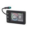 Electric Bike LCD Display Meter with 5 Core Waterproofing Wire for Electric Scooter 22.2mm 0.9in Handlebars