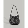 Autumn Winter New Korean Version Ins Style Imitation Lamb Wool Large Capacity Shoulder Underarm Bag Fashion Versatile Leopard Print Tote Bag