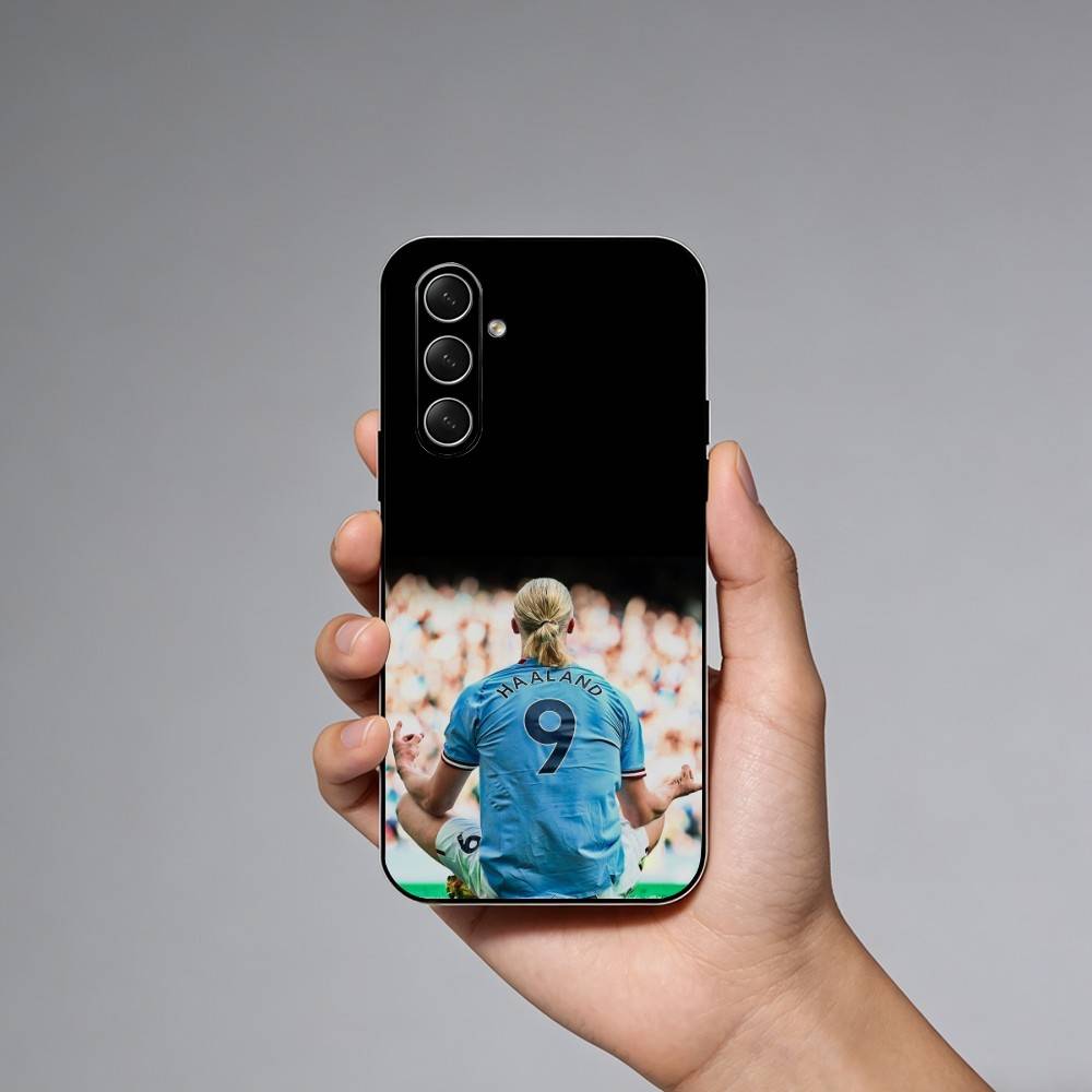 Football E-Erling H-Haaland Phone Case For Samsung Galaxy A73,A72,A71,A70,A52,A51 Others Soft Black Cover