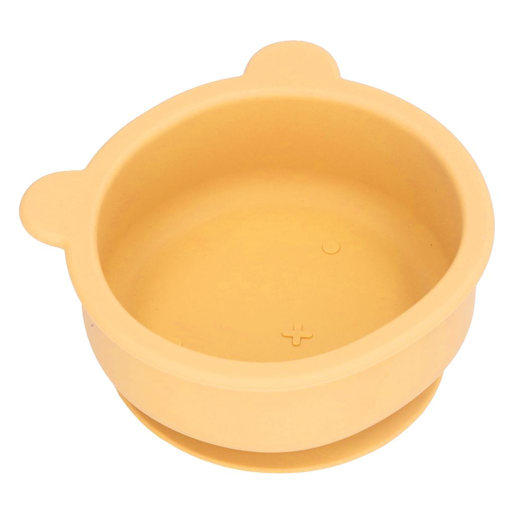 Baby Bowl Food Grade Silicone Cartoon Bear Shaped Toddler Bowl Bowls with Suction for Babies Kids