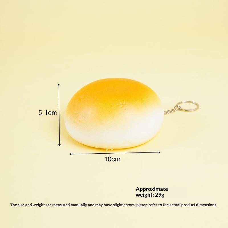 Realistic Steamed Bun Squishy Toy Soft Slow Rising Squeeze Fidget Toy Stress Relief Decompression Gift