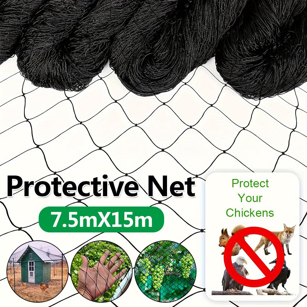 Nylon Bird Netting Mesh Hawk Netting 25 X 50 FT Chicken Coop Netting Fruit Tree Netting for Fruit Trees Plants