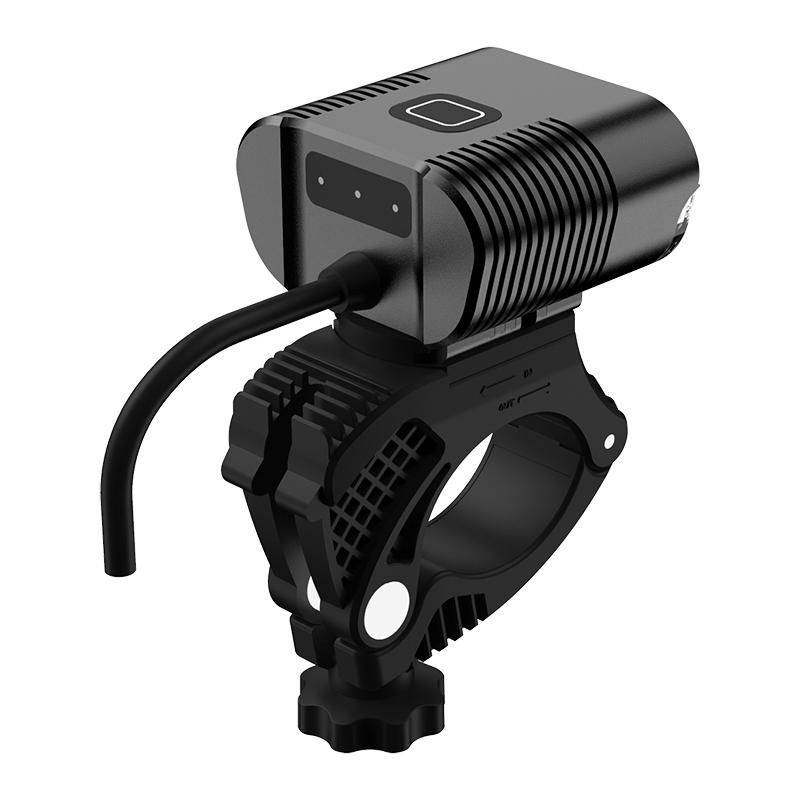 Aluminum Alloy 8.4V Electric Bicycle Headlights Mountain Bike Lights 1500 Lumens LED Waterproof Bicycle Accessories
