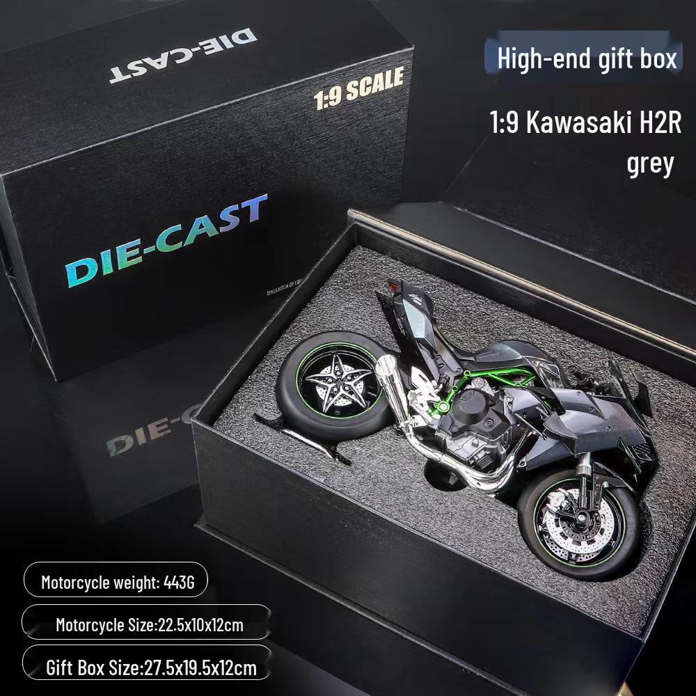 Kawasaki H2R 1:9 Alloy Model Motorcycle Toy Gift