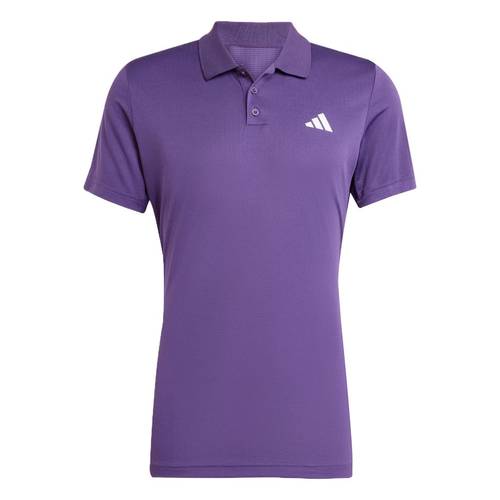 Adidas Tennis Tops Men's Aurora Plum Purple Lapel Moderate JW9849