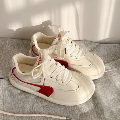 Campus Style Niche Thick-soled German Training Shoes for Women 2025 Spring New Korean Versatile Casual and Lightweight Sports Board Shoes for Women