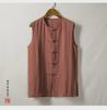 Men's Retro Style Loose Cotton & Linen Sleeveless Vest