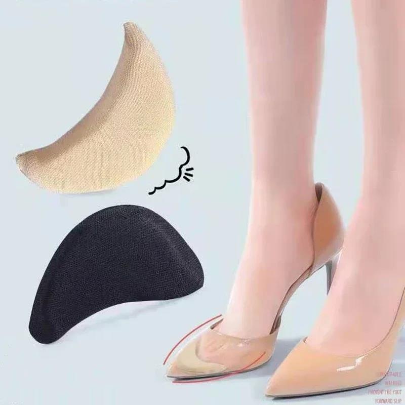 Hot Sponge Forefoot Insert Pads Pain Relief High Heel Insoles Reduce Shoes Size Filler Protector Adjustment Shoe Accessories
