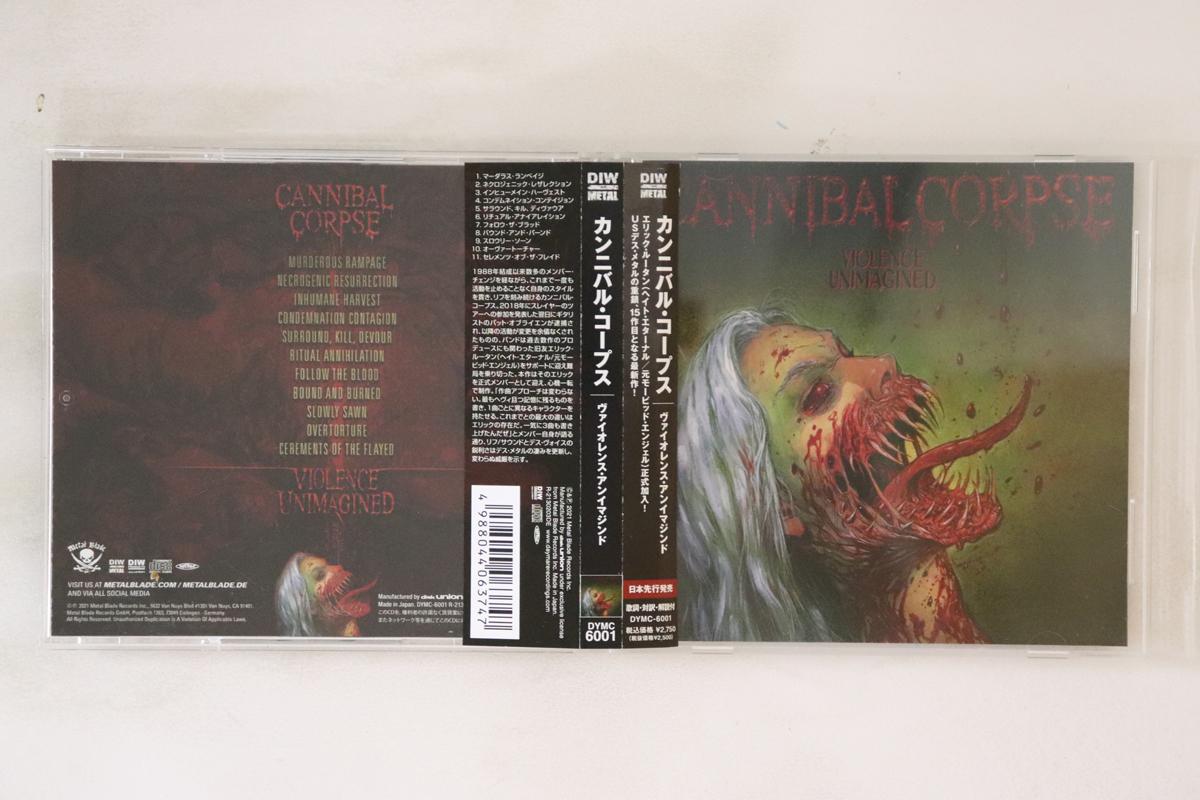 

CD CANNIBAL CORPSE - Violence Unimagined DYMC6001 Daymare Recordi 2021 Япония Оби Металл Б/У