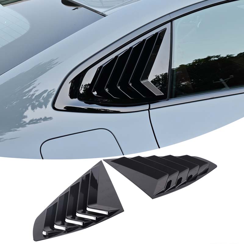 

Car Styling Rear Window Louvers For BMW G24 G26 430i 430d M440i M440d i4 Gran Coupe 2026-2026 Rear Triangle Window Shade Spoiler