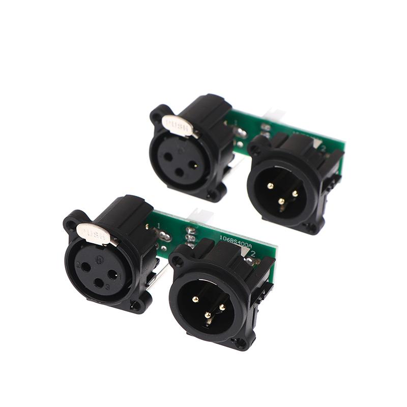 Stage Beam Lighting Device Accessories Three Core Xlr Socket With Signal Board /Xlr Socket With The Pcb Pannel