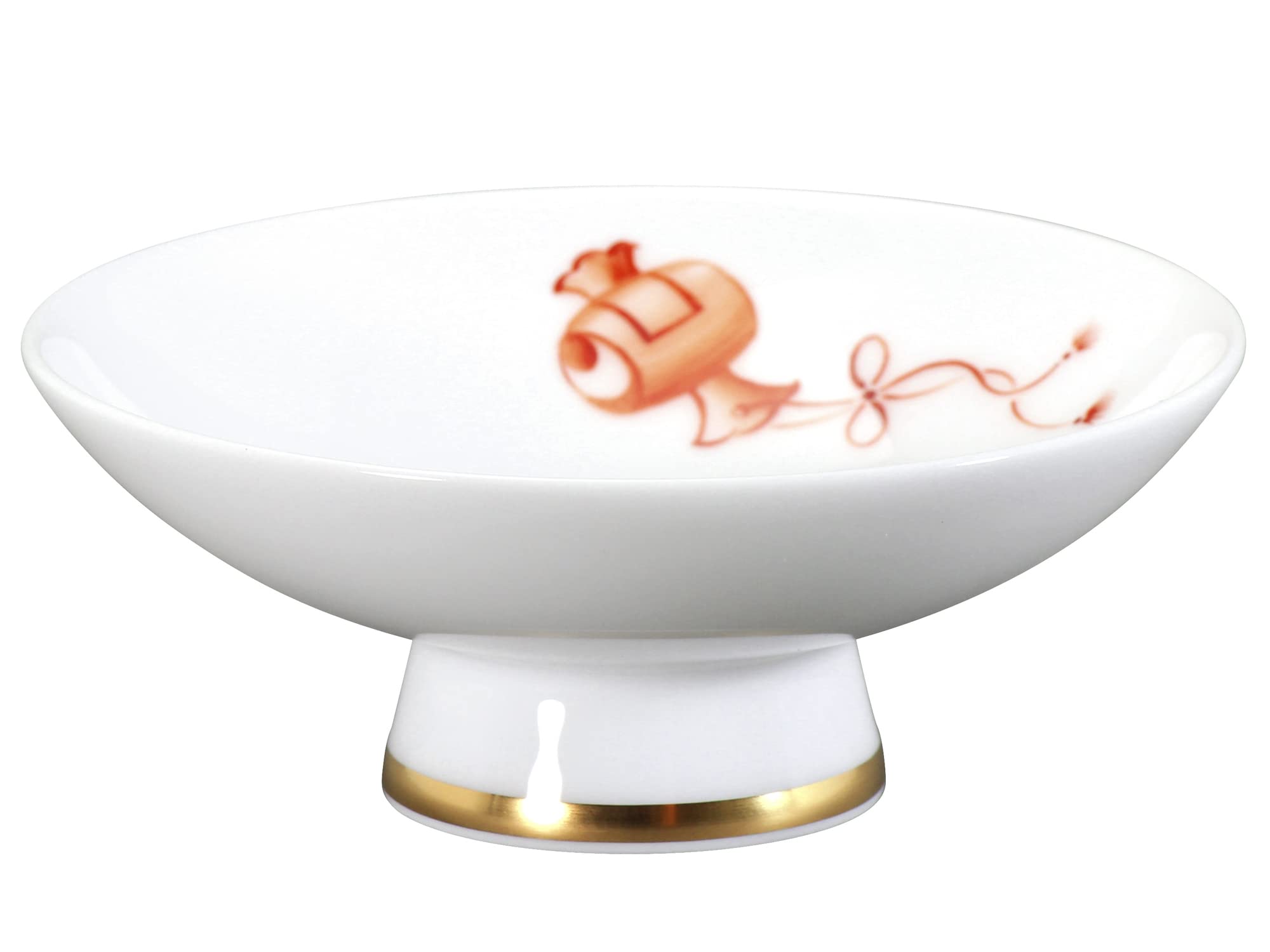 

Okura Touen [Hand-painted] Treasures Uchide no Kozuchi Sake Cup, Approx. 80cc, Made in Japan, 242S/C302