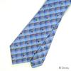 [Disney] Necktie (Three Circle Silhouette Gradient Check Pattern) D50037 Light Blue