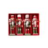 3/4/5Pcs Figurines Soldier Puppet Pendant Colorful Nutcracker Doll Nutcracker Puppet  Children Toys