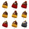 Embroidered Turkey Thanksgiving Turkey Beanies Perfect for Holiday Parties