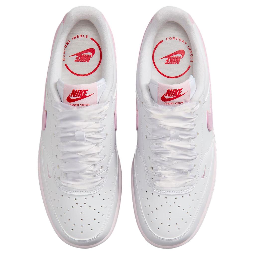 Nike Court Vision Textile, Synthetic Leather Breathable Low Top Skateboard Shoes Women's IR0797-100