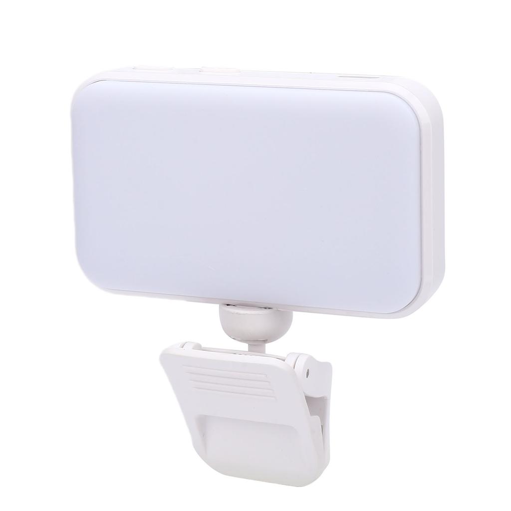 Portable LED Phone Light Adjustable Brightness Video Conference Lighting with Clip for Live Streaming Photography