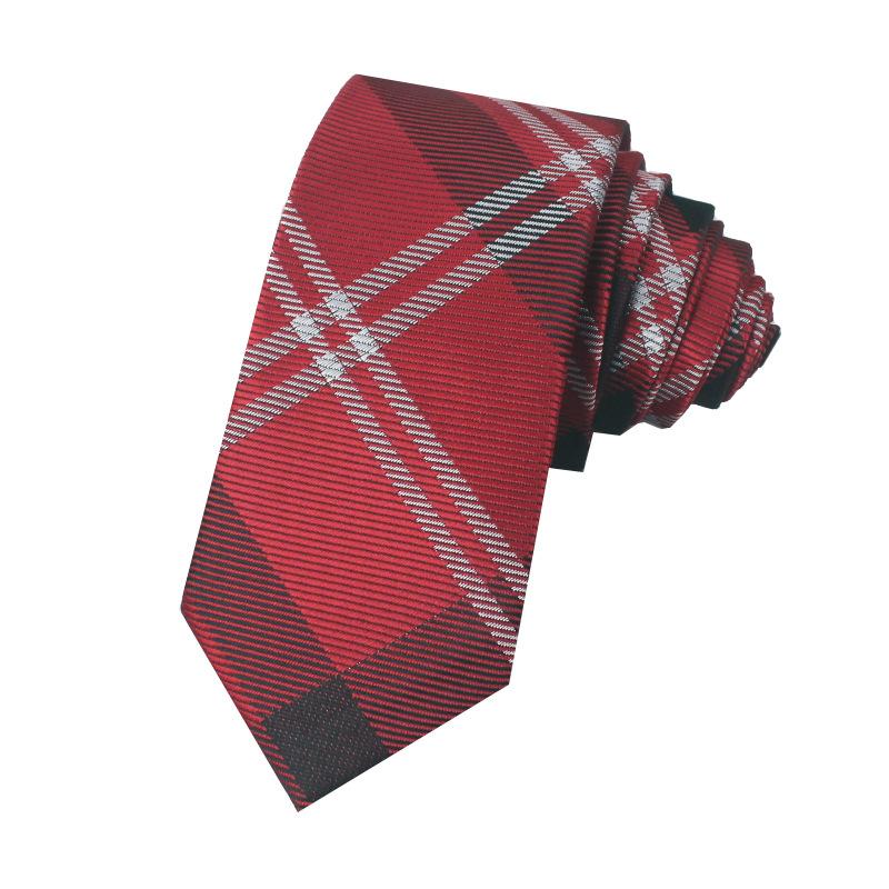 Cravată Bărbați 6Cm 8Cm Handmade Jacquard Paisley Dungi Roșu Caju Negru Albastru Afaceri Rochie Premium