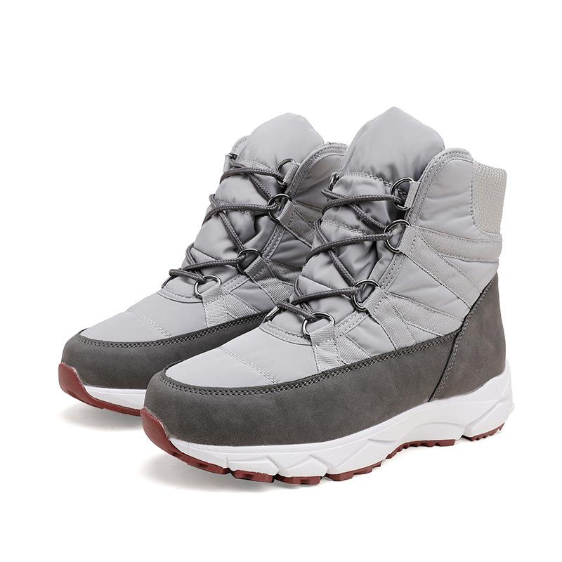 Nine-color snowflake foreign trade single European version Russian snow boots big factory out women's shoes thick wool inside