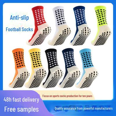 Chaussettes de football unisexes antidérapantes à séchage rapide - Respirantes, absorbant la transpiration, conception de serviette épaisse pour étudiants et adultes.