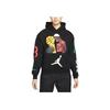 Jordan X Nina Abstract Pattern Print Long Sleeve Hoodie Women Tops Black DO4159-010