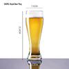 ZISIZ Duża pojemność Szklanka do piwa rzemieślniczego