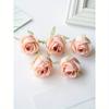 10PCS Artificial Rose Head and Bud Wedding Decoration Bride Wrist Flower Hand Holding Flower Head Flower Material DIY Valentine'S Day Gift Wedding