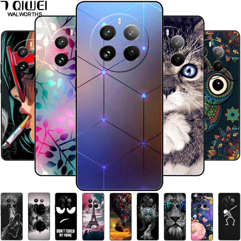 For Realme 12 Pro Plus Case Fashion Protective Silicone Pained TPU Coque for Realme 12 Pro 5G Cover Realme 12 Pro+ Lovely Fundas