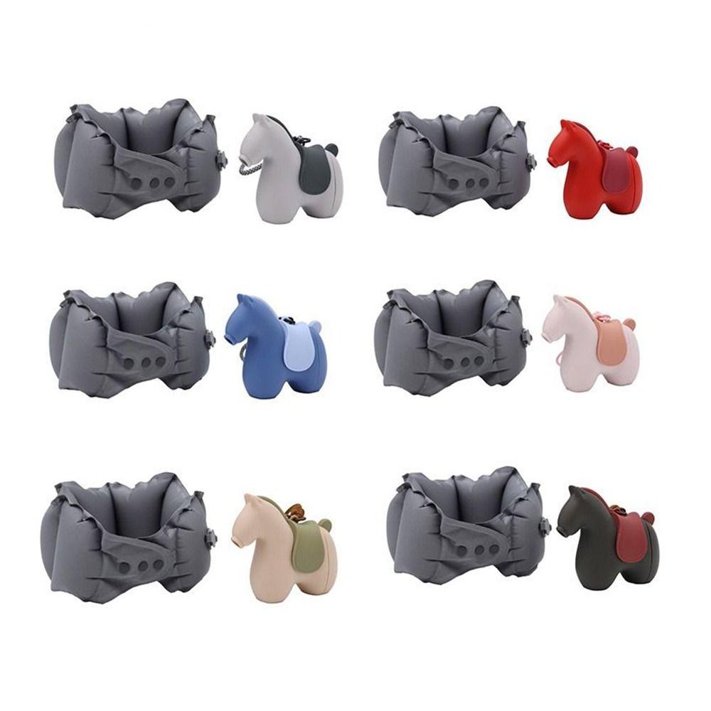 Neck Protection Inflatable Neck Pillow Pressed Inflation Super Light U-shaped Travel Pillow Creative Comfort