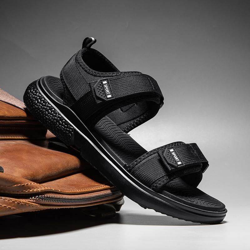 Summer Non-Slip Men's Sandals, Casual Outdoor Soft-Soled Business Beach Shoes, Simple and Versatile Men's Shoes