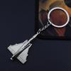 PUBG Rotating Plane Keychain: Fighter Jet & Passenger Jet Pendant