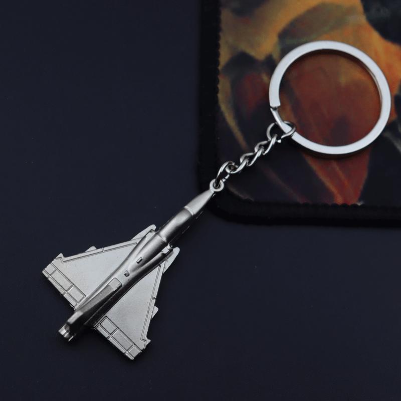 PUBG Rotating Plane Keychain: Fighter Jet & Passenger Jet Pendant