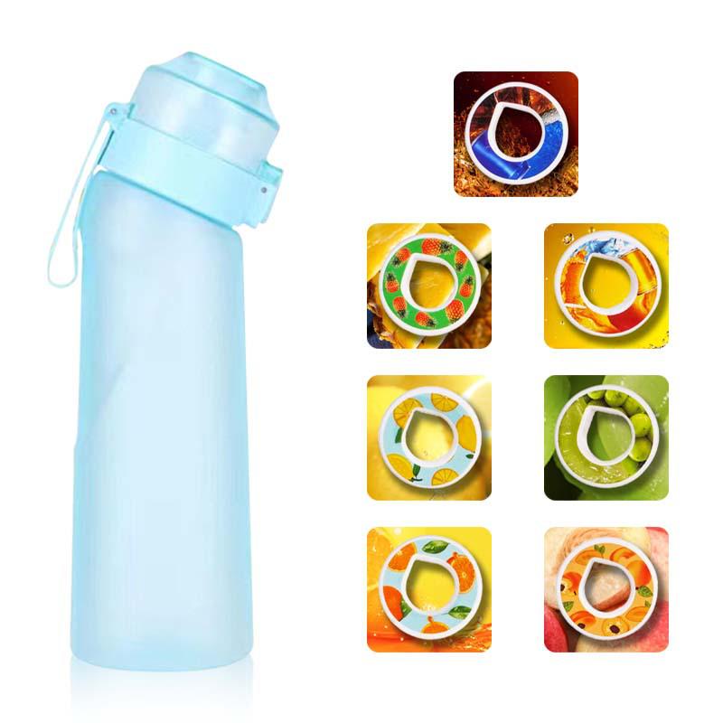 Sticlă de apă parfumată cu capsulă de aromă și inel aromatic - Cupă rezistentă la temperaturi înalte în stoc