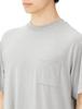 [NEUTRALWORKS.] FD KURZARM POCKET CREW, Melange-Grau, Größe M