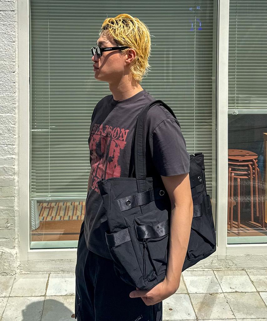 Maison Mined Two-Way Shoulder Bag Black