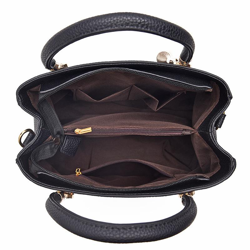 Modische trendige minimalistische Handtasche, große Größe, elegantes Design, einzelner Schultergurt, Umhängetasche