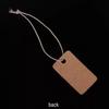 Kraft Paper Hanging Price Tag with String - Thick, Blank Handwrite Label Card