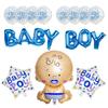 Set Palloncini Foil a Forma di Ciuccio per Bambino Decorazioni Festa di Compleanno Baby Shower