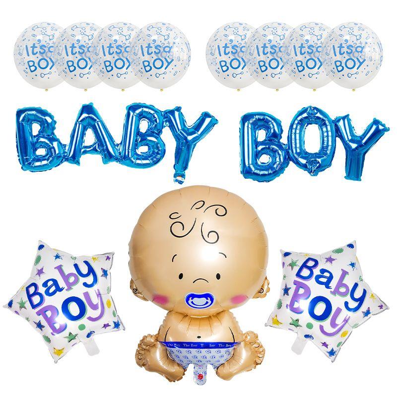 Set Palloncini Foil a Forma di Ciuccio per Bambino Decorazioni Festa di Compleanno Baby Shower