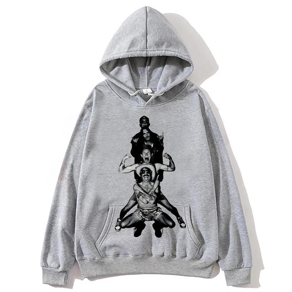 Red Hot Chili Peppers Toddler Totem Hoodie Women Sweatshirt Pullover Unisex Male Casual High Street Y2K Retro Graphic Streetwear