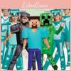 Minecraft Game Character Cosplay Suit With Polyester Material For Halloween Teen Costumes